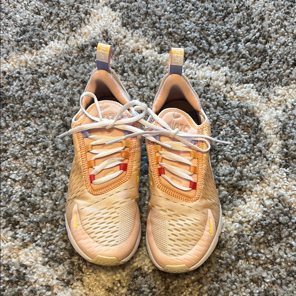 Nike Peach and Multi Color AirMax 270